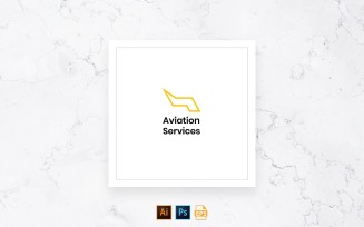 Ready-to-Use Airlines Aviation Logo Template