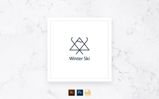 Ready-to-Use Ski Resort Logo Template