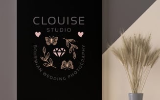 Clouise Studio Logo template