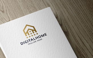 Digial Home Logo template