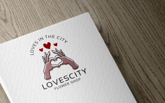 Loves City Logo template