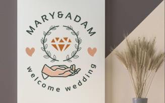 Wedding Studio Logo template