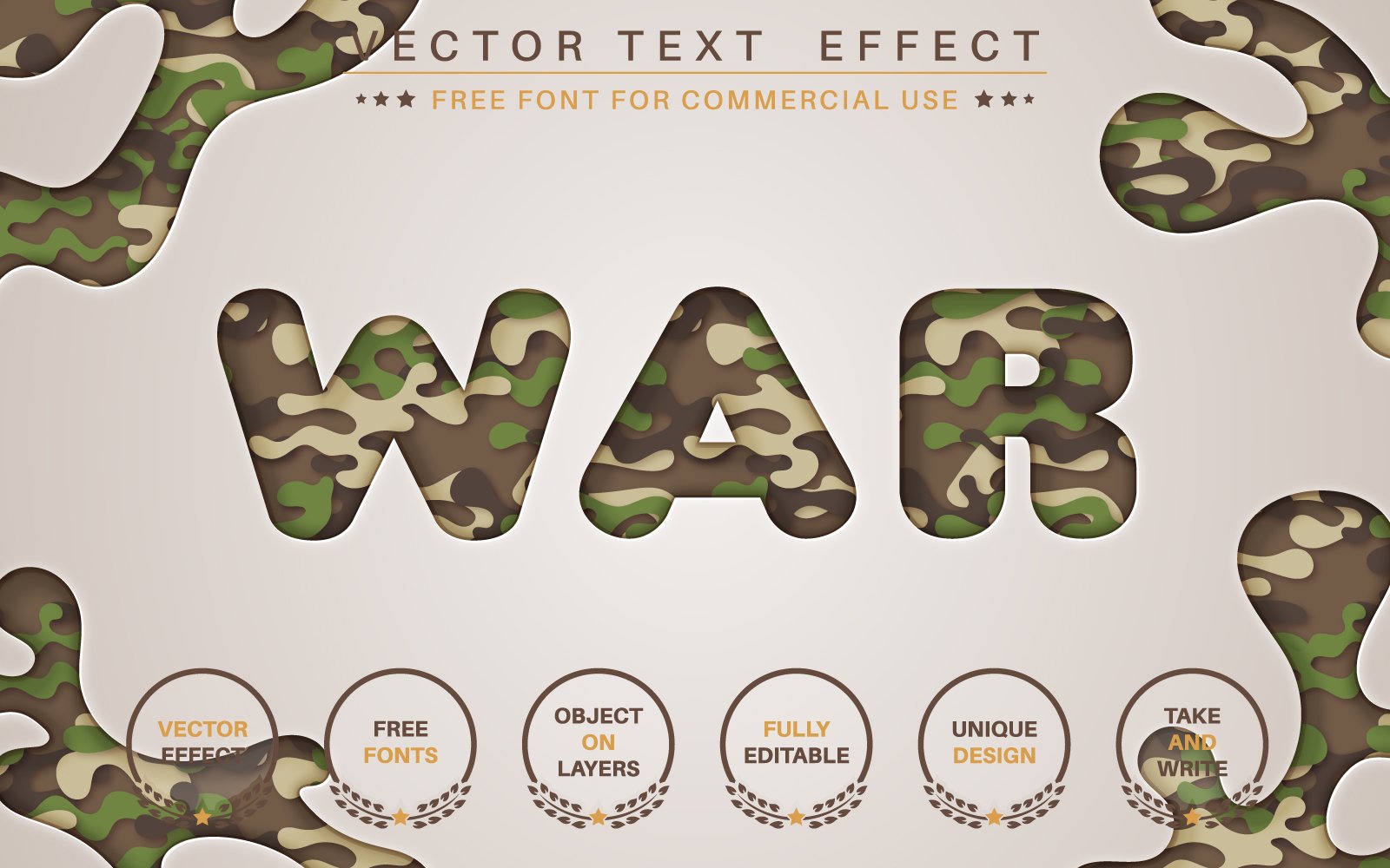 Template #176510 Text Effectfont Webdesign Template - Logo template Preview