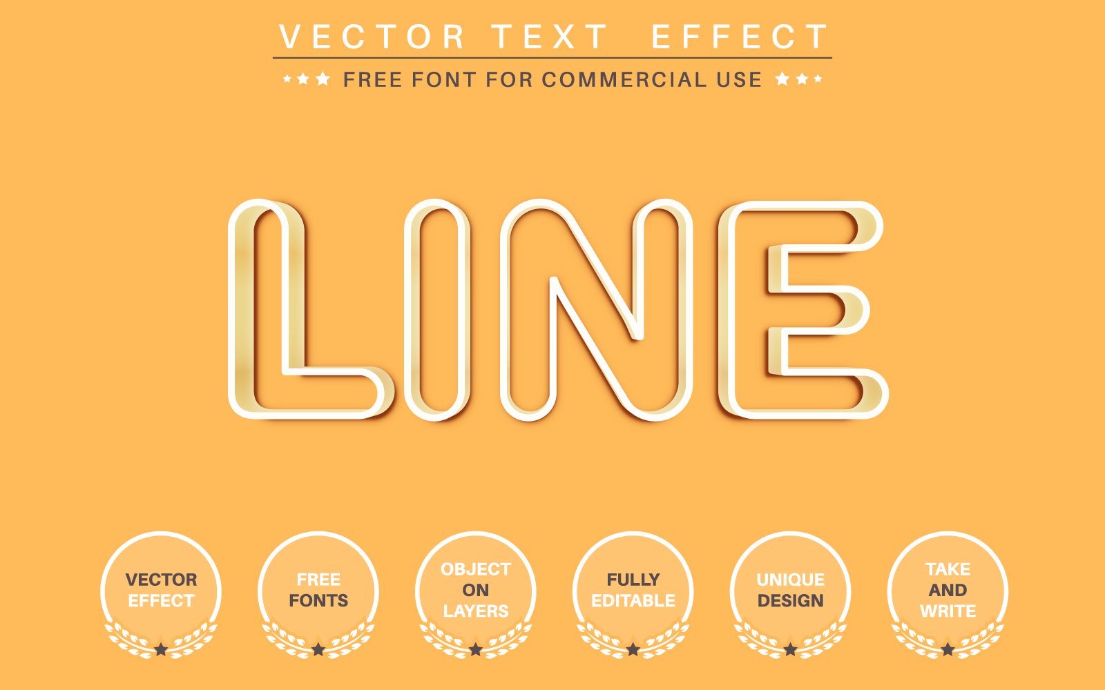 Template #176517 Text Effectfont Webdesign Template - Logo template Preview