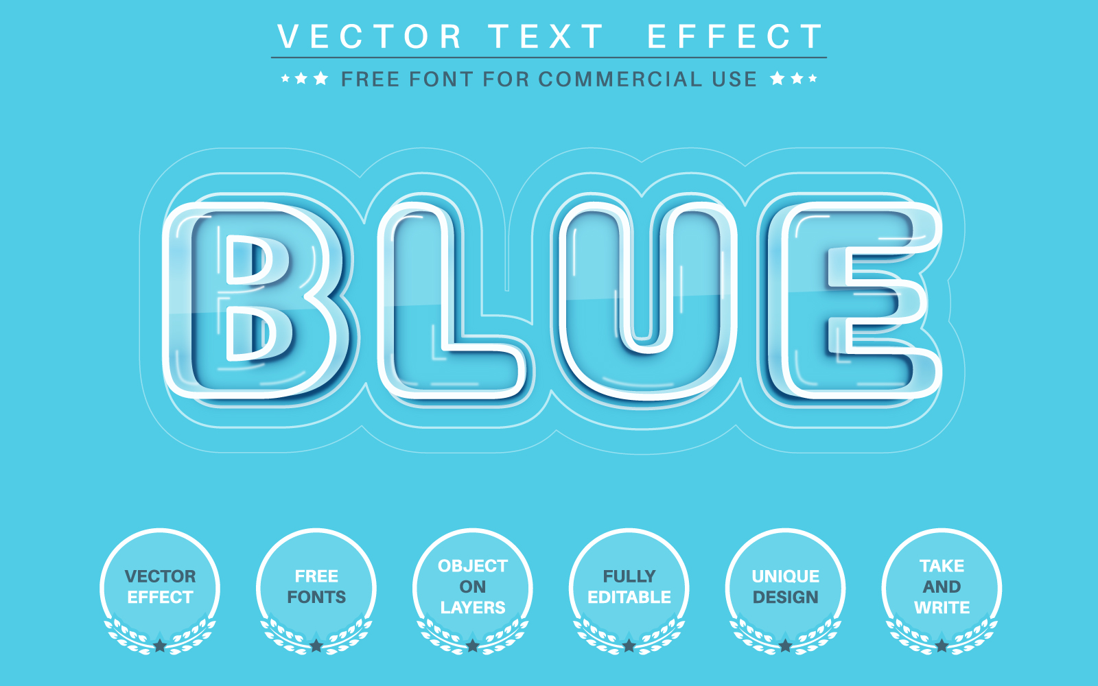 Template #176518 Text Effectfont Webdesign Template - Logo template Preview