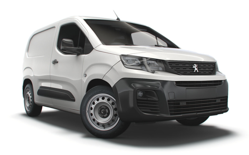 Peugeot Partner Professional Standard UK-spec 2020 3D Model