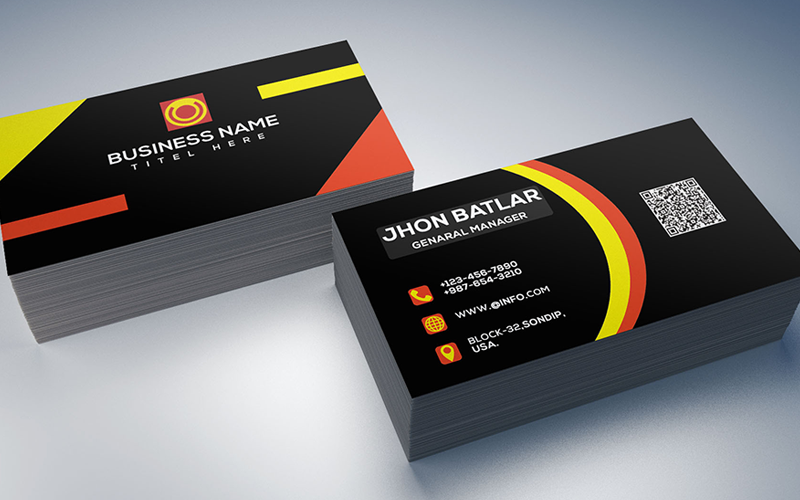 Simple Business Card Corporate identity template