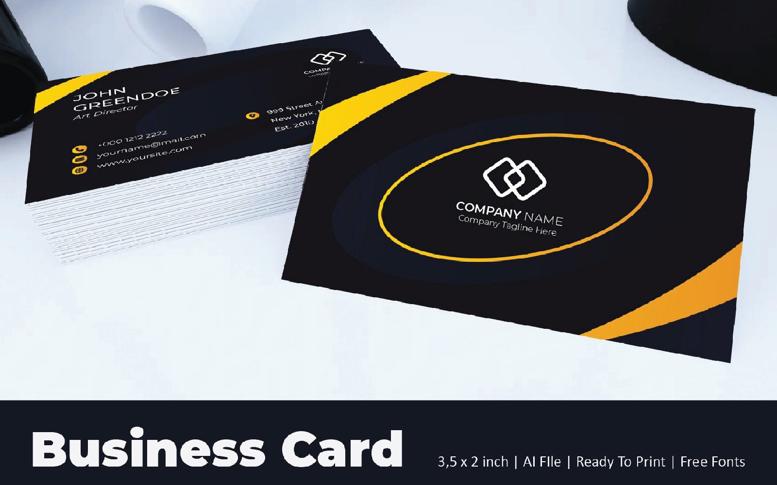 Template #176743 Card Template Webdesign Template - Logo template Preview