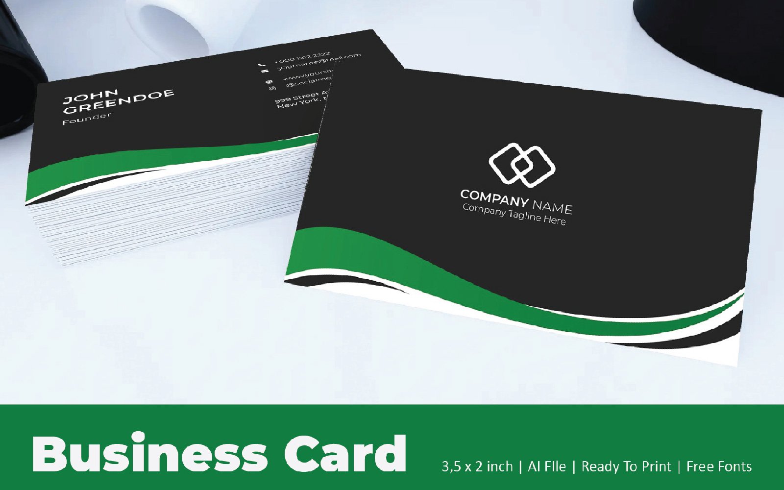 Kit Graphique #176745 Business Card Divers Modles Web - Logo template Preview