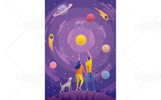 Astrology Astronomy Background Illustration