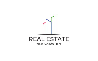 Building Real Estate Logo template