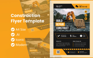 Business Construction Brochure Corporate identity template