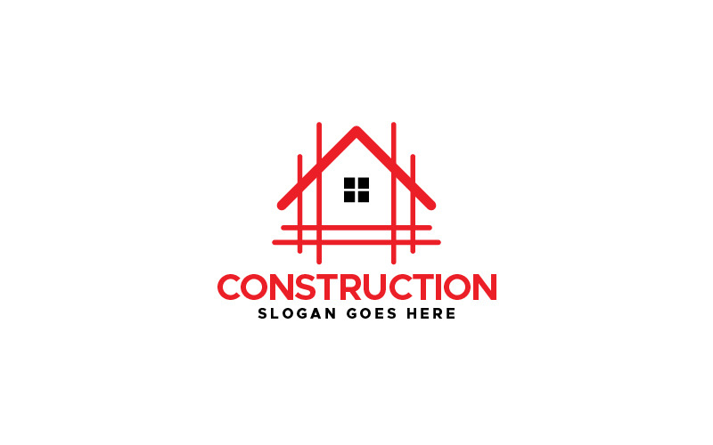 Construction Home Logo template Logo Template