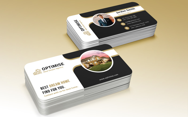 Real Estate Business Card Corporate identity template Corporate Identity