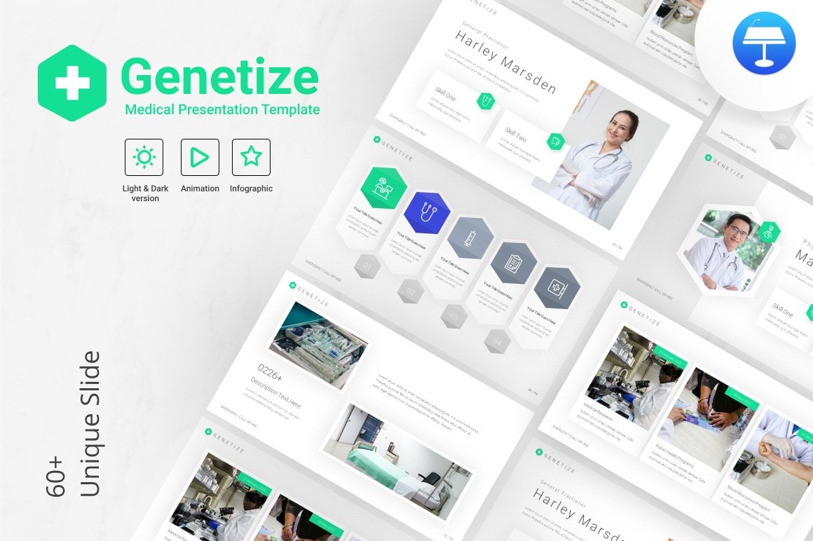 Template #176848 Medical Green Webdesign Template - Logo template Preview