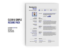 CV Resume for UI/UX Designer 04 Printable Resume Templates