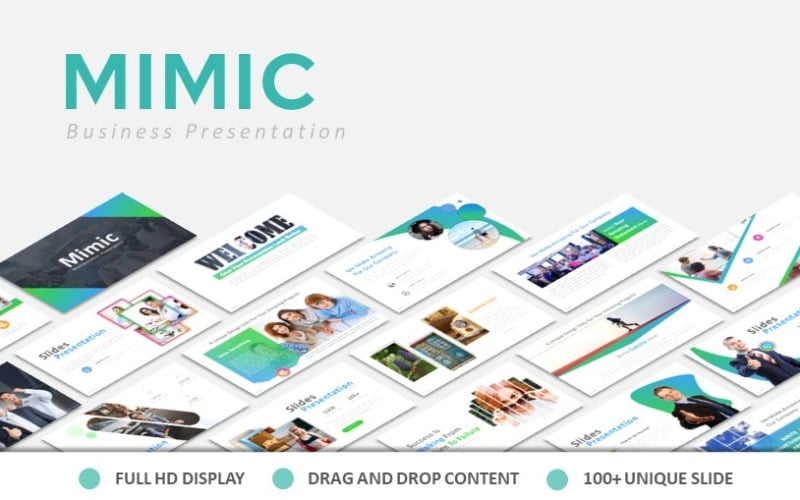 Mimic Powerpoint template PowerPoint Template