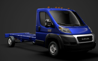 Ram Promaster Truck Single Cab 4300 WB 2020 3D Model