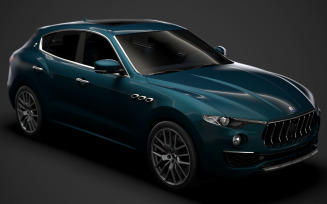 Maserati Levante GranLusso Royale 2020 3D Model