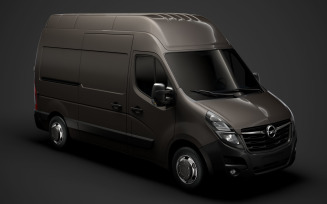 Opel Movano L2H3 Van 2020 3D Model