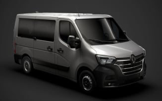 Renault Master L1H1 WindowVan 2020 3D Model