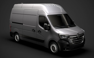 Renault Master L2H3 Van 2020 3D Model