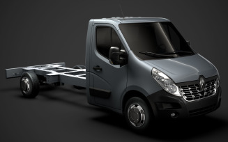 Renault Master SingleCab SW E30 Chassis 2014 3D Model