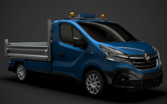 Renault Trafic Tipper 2020 3D Model