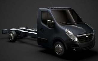 Vauxhall Movano SingleCab SW E30 Chassis 2014 3D Model