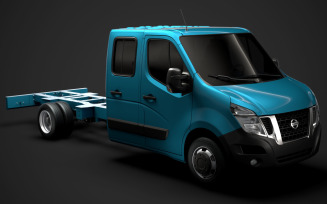 Nissan NV400 CrewCab DW E30 Chassis 2014 3D Model