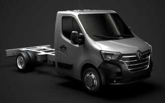Renault Master SingleCab DW E20 Chassis 2020 3D Model