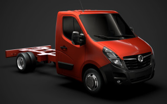 Vauxhall Movano SingleCab DW E20 Chassis 2020 3D Model