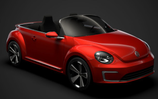 Volkswagen E Bugster Speedster 2020 3D Model