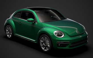 VW Beetle Final Edition 2020 3D Model