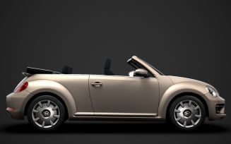 VW Beetle Final Edition Convertible 2020 3D Model