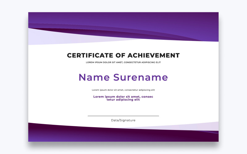 Free Classic Certificate of Achievement Template Certificate Template