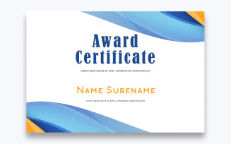 Free Clean Award Certificate Template