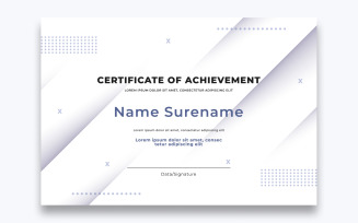 Free Stylish Certificate of Achievement Template