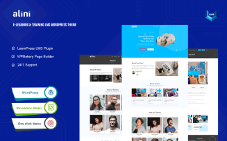 Alini - E-learning & Training LMS WordPress Theme