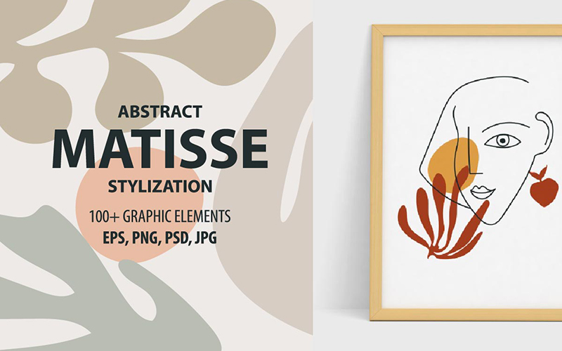 Kit Graphique #177447 Henri Matisse Divers Modles Web - Logo template Preview