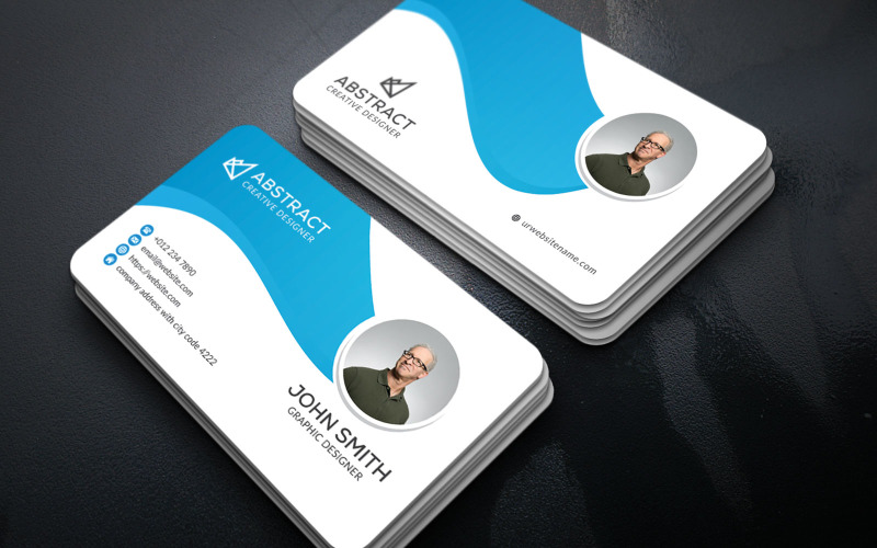 Business Card - Idaemax 4 Corporate identity template Corporate Identity