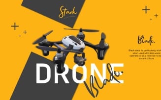 Drone Infographic Pack - Presentation Asset PowerPoint template