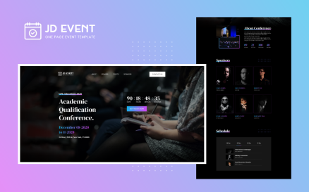 JD Event – Responsive Event Website Joomla Template