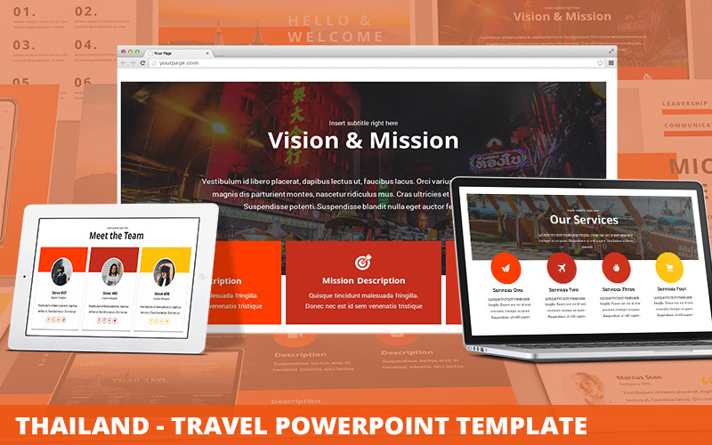 Thailand - Travel Powerpoint Template PowerPoint Template