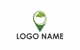 Leaf Point modern Logo Template