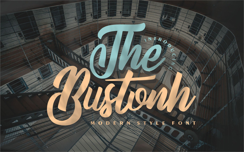 The Bustonh | Modern Style Font