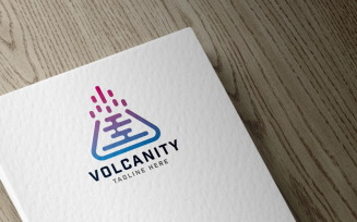 Volcanity Letter V Logo template
