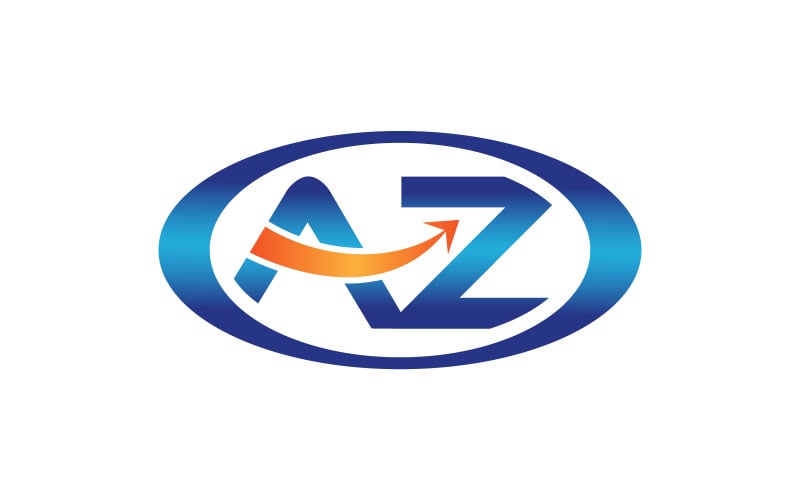 Brand Company A to Z Logo Design Logo Template