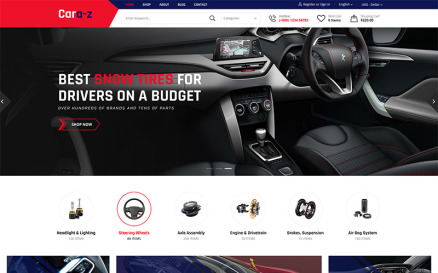 Carz WooCommerce Template WooCommerce Theme
