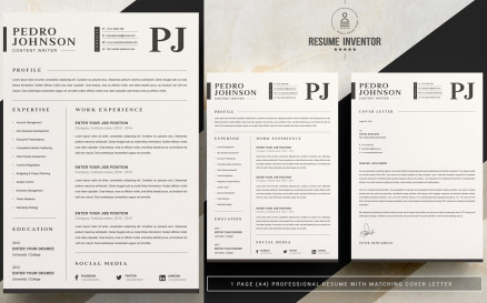 Pedro Printable Resume Templates
